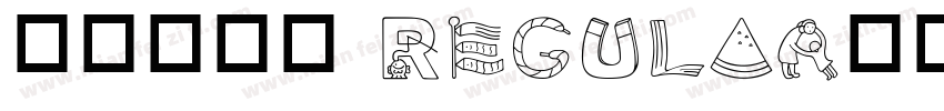 0贵族英文 Regular字体转换